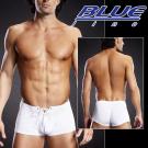 美國Blue Line-潮男綁帶平口褲-潮流白 L/XL B...